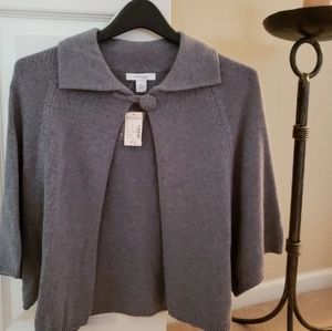 Cardigan (Gray, Size PL - Petite Large)